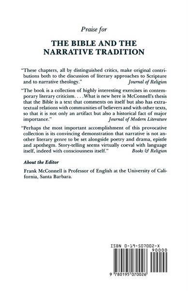 Produktbild: The Bible and the Narrative Tradition