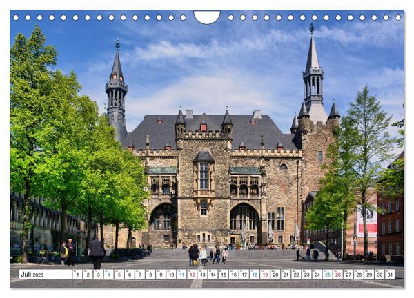 Produktbild: Aachen - Ansichtssache (Wandkalender 2026 DIN A4 quer), CALVENDO Monatskalender