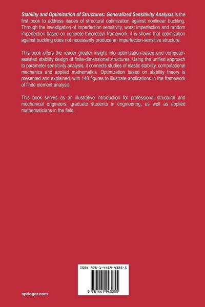 Produktbild: Stability and Optimization of Structures