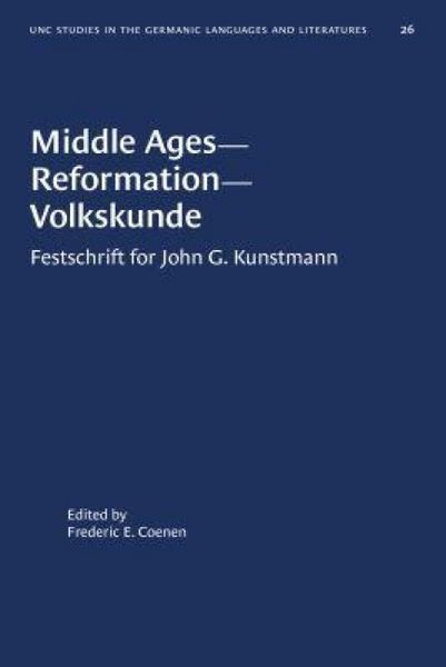 Produktbild: Middle Ages--Reformation--Volkskunde