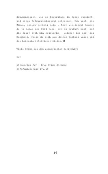 Hotel Ambrosia - Du. Entkommst. Nicht.
