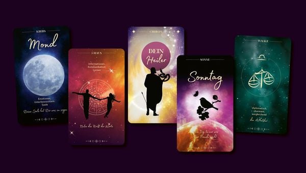 Produktbild: Orakel-Kartenset: Seelensterne &ndash; Das Astrologie-Orakel