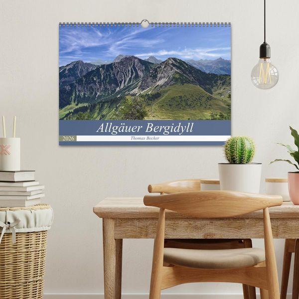 Produktbild: Allg&auml;uer Bergidyll (Wandkalender 2026 DIN A3 quer), CALVENDO Monatskalender