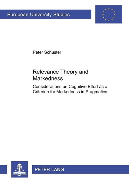 Produktbild: Relevance Theory meets Markedness