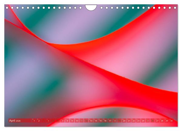 Produktbild: Formen und Farben - Abstrakte Makrofotografie (Wandkalender 2026 DIN A4 quer), CALVENDO Monatskalender