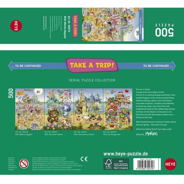 Produktbild: Take a Trip! With Marino Degano