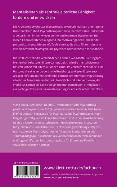 Produktbild: Mentalisieren in der Elternarbeit (Leben Lernen, Bd. 352)