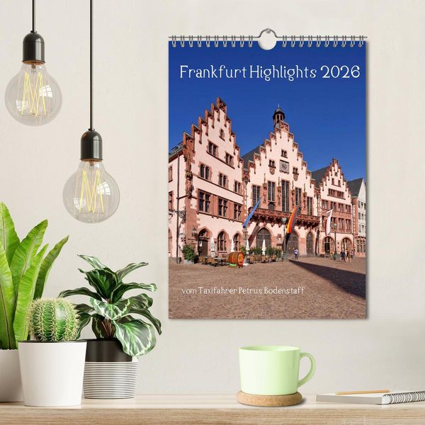 Produktbild: Frankfurt Highlights (Wandkalender 2026 DIN A4 hoch), CALVENDO Monatskalender