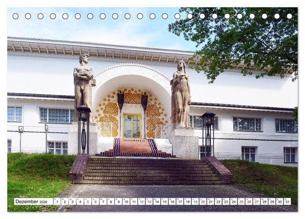 Produktbild: Jugendstil - Darmstadt (Tischkalender 2026 DIN A5 quer), CALVENDO Monatskalender