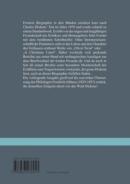 Produktbild: Mein Freund Charles Dickens. Erster Band