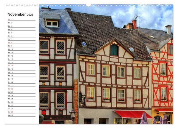 Produktbild: Eine Perle an der Mosel &ndash; Bernkastel-Kues (Wandkalender 2026 DIN A2 quer), CALVENDO Monatskalender