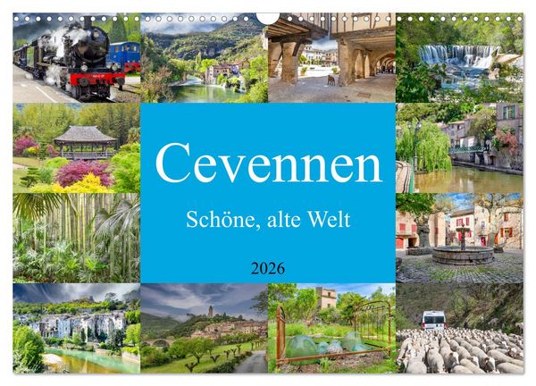 Produktbild: Cevennen - Sch&ouml;ne alte Welt (Wandkalender 2026 DIN A3 quer), CALVENDO Monatskalender
