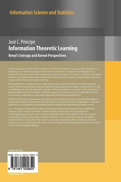 Produktbild: Information Theoretic Learning