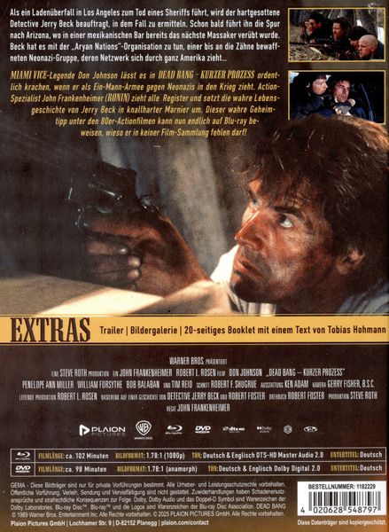 Produktbild: Dead Bang - Kurzer Prozess - Mediabook (Blu-ray+DVD)