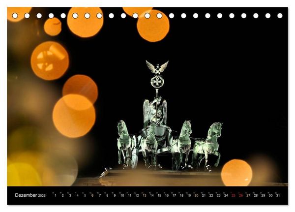 Produktbild: Berlin zwischen Klassizismus und Moderne 2026 (Tischkalender 2026 DIN A5 quer), CALVENDO Monatskalender