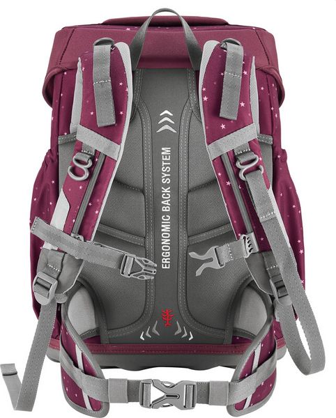 Produktbild: STEP BY STEP&reg; Schulrucksack-Set Basis 4teilig, Berry Stars