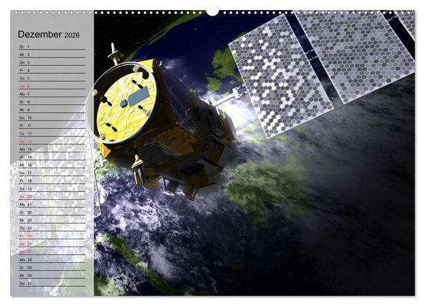 Produktbild: Missionen im Weltall (Wandkalender 2026 DIN A2 quer), CALVENDO Monatskalender
