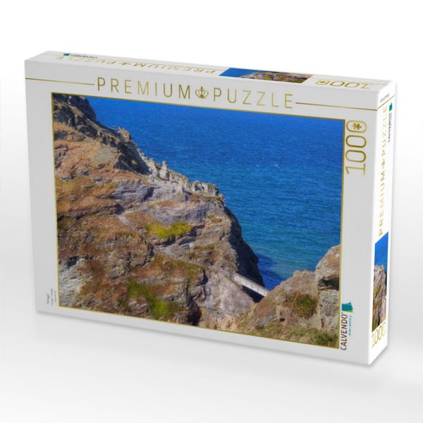 Produktbild: CALVENDO Puzzle Tintagel | 1000 Teile Lege-Gr&ouml;&szlig;e 64x48cm Foto-Puzzle f&uuml;r gl&uuml;ckliche Stunden