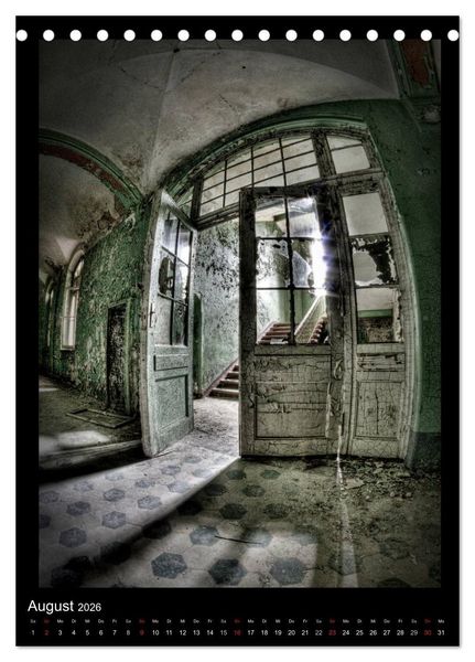 Produktbild: Lost Places Vergessene Orte (Tischkalender 2026 DIN A5 hoch), CALVENDO Monatskalender