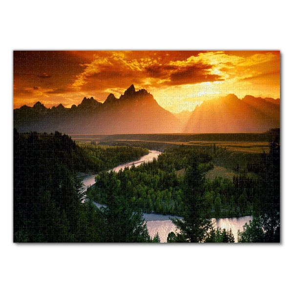Puzzle „Frankfurt In Der Abenddämmerung“ – 1000 Teile, Von Lais – Hochwertiger Druck, Stabile Schachtel – Für Puzzle-Fans