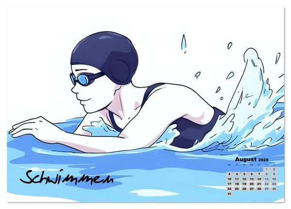 Produktbild: Jenseits des Podests - Olympische Sportarten in Aktion (Wandkalender 2026 DIN A4 quer), CALVENDO Monatskalender