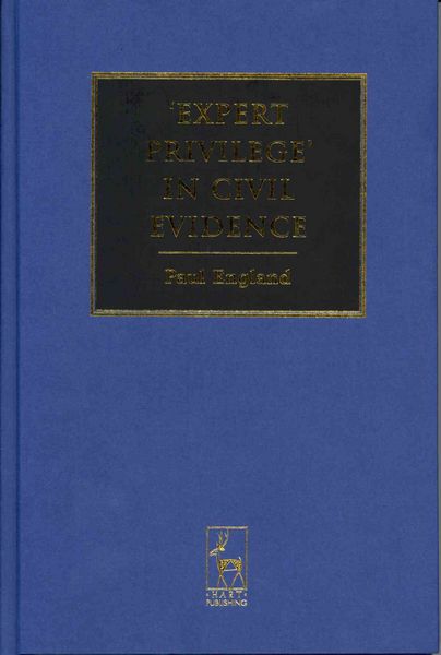 Produktbild: 'Expert Privilege' in Civil Evidence