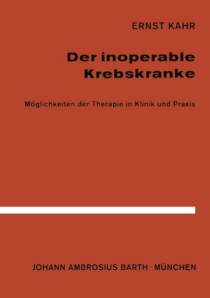 Produktbild: Der Inoperable Krebskranke