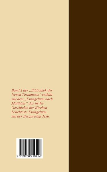 Produktbild: Das Evangelium nach Matth&auml;us