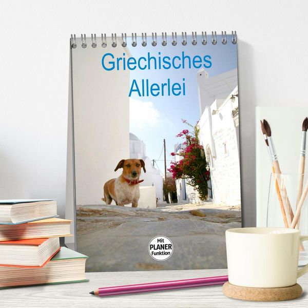 Produktbild: Griechisches Allerlei (Tischkalender 2026 DIN A5 hoch), CALVENDO Monatskalender