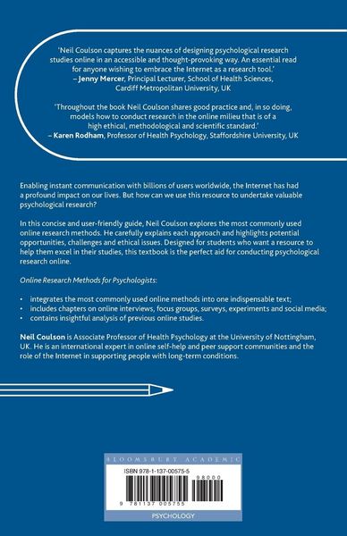 Produktbild: Online Research Methods for Psychologists