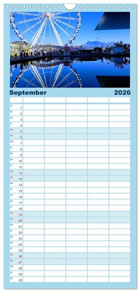 Produktbild: Familienplaner 2026 - Luzern, die Stadt im Zentrum der Schweiz mit 5 Spalten (Wandkalender, 21 x 45 cm) CALVENDO