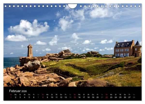 Produktbild: Bretagne - Fotoreise von der Cote de Granit Rose zur Ile de Brehat (Wandkalender 2026 DIN A4 quer), CALVENDO Monatskalender