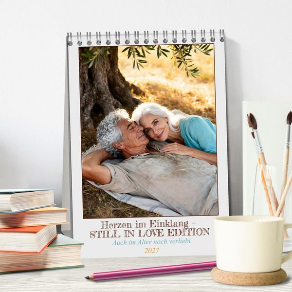 Produktbild: Herzen im Einklang &ndash; STILL IN LOVE EDITION (Tischkalender 2027 DIN A5 hoch), CALVENDO Monatskalender