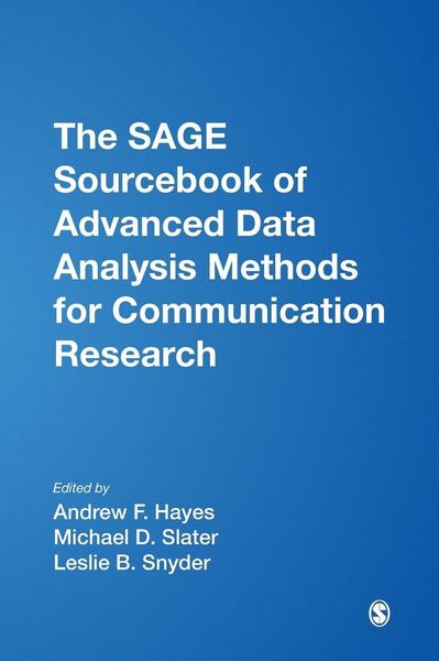 Produktbild: The SAGE Sourcebook of Advanced Data Analysis Methods for Communication Research