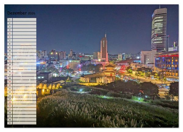 Produktbild: Seoul - Stadt der Kontraste (Wandkalender 2026 DIN A2 quer), CALVENDO Monatskalender