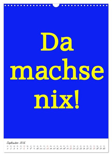 Produktbild: Spr&uuml;che aus&acute;m Pott (Wandkalender 2026 DIN A3 hoch), CALVENDO Monatskalender