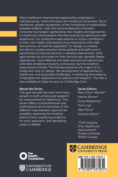 Produktbild: Co-Producing and Co-Designing