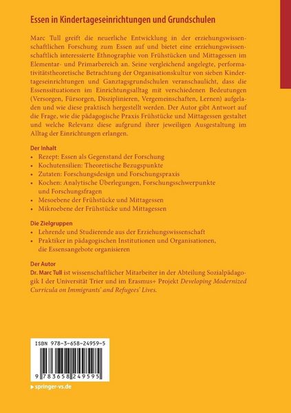 Produktbild: Essen in Kindertageseinrichtungen und Grundschulen