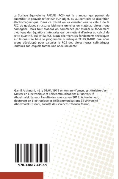 Produktbild: Radar : Calcul de la section efficace par la m&eacute;thode des moments