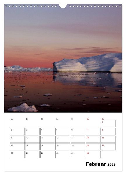 Produktbild: Die Eisberge von Ilulissat (Wandkalender 2026 DIN A3 hoch), CALVENDO Monatskalender