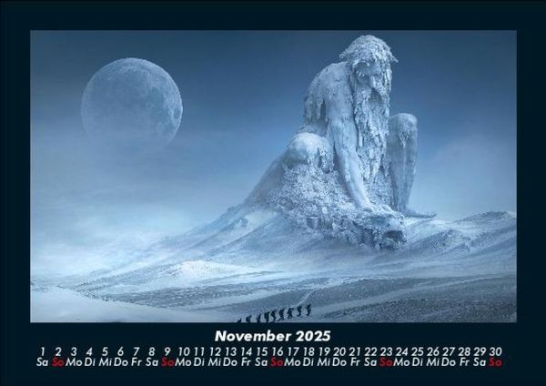 Produktbild: Mit Fantasy durch's Jahr 2025 Fotokalender DIN A5