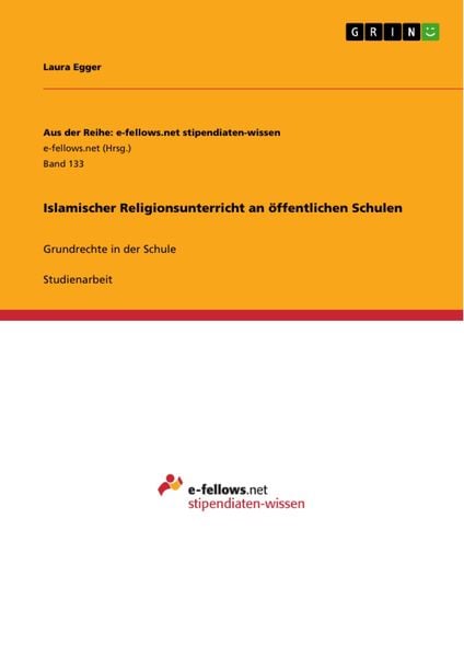 Produktbild: Islamischer Religionsunterricht an &ouml;ffentlichen Schulen