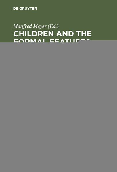 Produktbild: Children and the Formal Features of Television