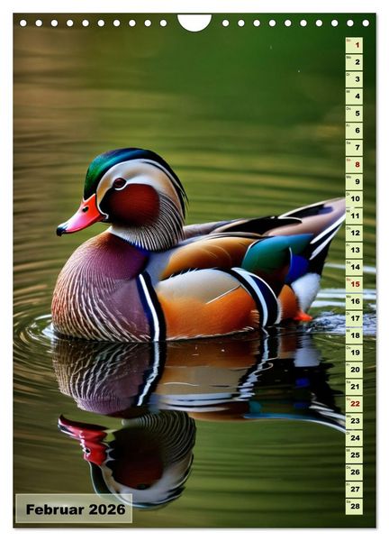 Produktbild: Die buntesten V&ouml;gel der Welt (Wandkalender 2026 DIN A4 hoch), CALVENDO Monatskalender