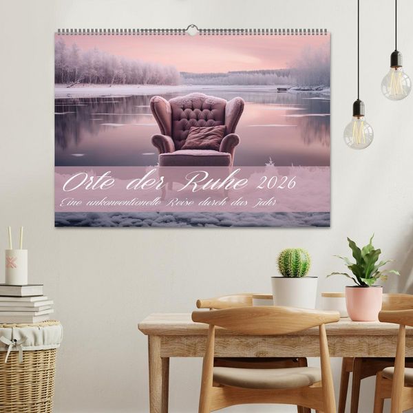 Produktbild: Orte der Ruhe (Wandkalender 2026 DIN A2 quer), CALVENDO Monatskalender