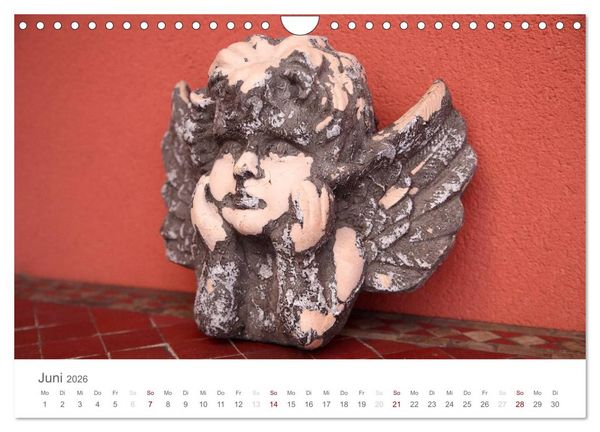 Produktbild: Engel in Haus und Garten (Wandkalender 2026 DIN A4 quer), CALVENDO Monatskalender