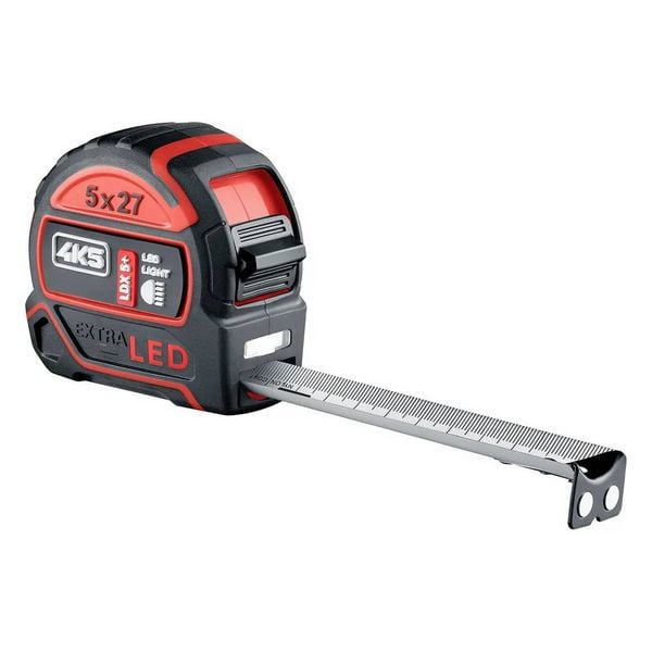 4K5 Tools LDX 5+ 606.110-5 Maßband integrierte LED-Leuchte 5m Stahl, ABS