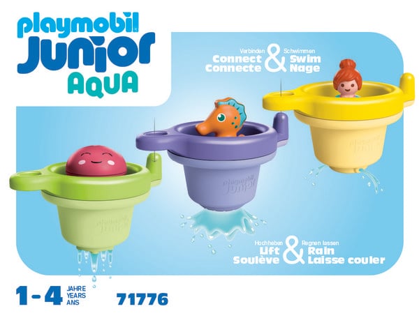 Produktbild: 71776 JUNIOR AQUA: Schwimmbecher mit Wasserspa&szlig;