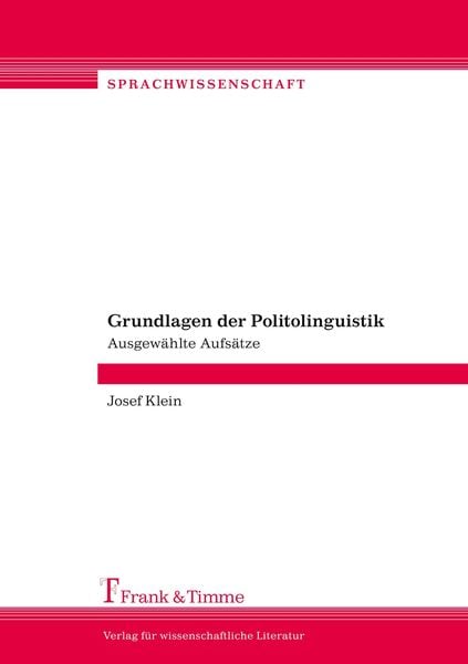 Produktbild: Grundlagen der Politolinguistik