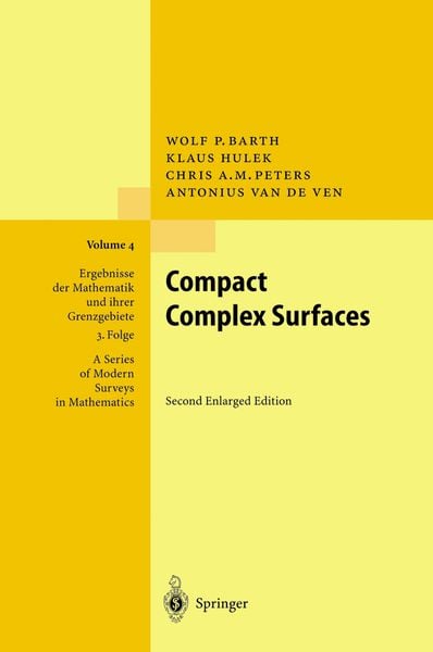 Produktbild: Compact Complex Surfaces